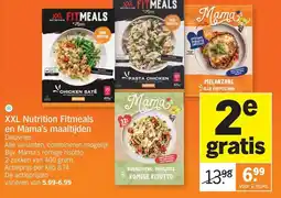 Albert Heijn Xxl nutrition fitmeals en mama's maaltijden aanbieding