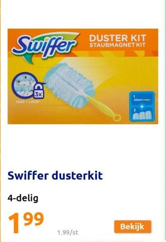 Action Swiffer dusterkit 4-delig aanbieding