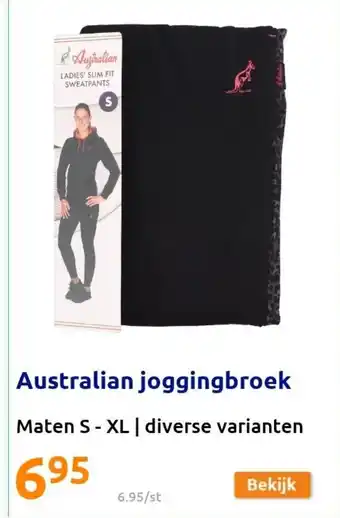 Australian joggingbroek Maten S-XL