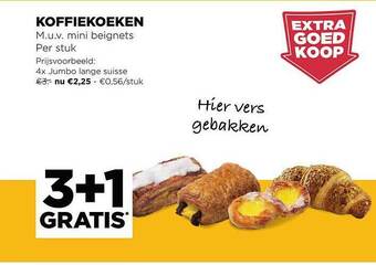 Jumbo Koffiekoeken aanbieding