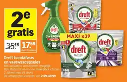 Albert Heijn Dreft handafwas en vaatwascapsules aanbieding