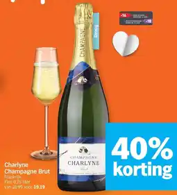 Albert Heijn Charlyne Champagne Brut aanbieding