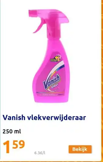 Action Vanish vlekverwijderaar 250 ml aanbieding