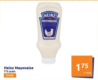 Action Heinz Mayonaise 775 gram aanbieding
