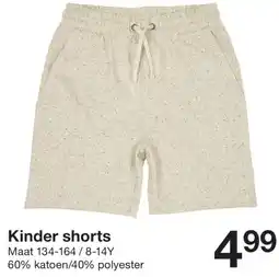 Zeeman Kinder shorts aanbieding