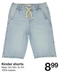 Zeeman Kinder shorts aanbieding