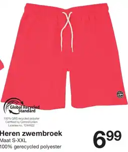 Zeeman Heren zwembroek aanbieding
