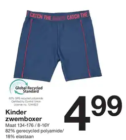 Zeeman Kinder zwemboxer aanbieding