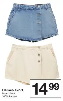 Zeeman Dames skort aanbieding