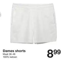 Zeeman Dames shorts aanbieding