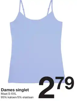 Zeeman Dames singlet aanbieding