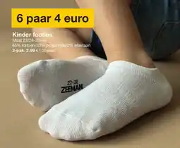 Zeeman Kinder footies aanbieding