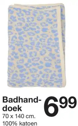 Zeeman Badhanddoek aanbieding