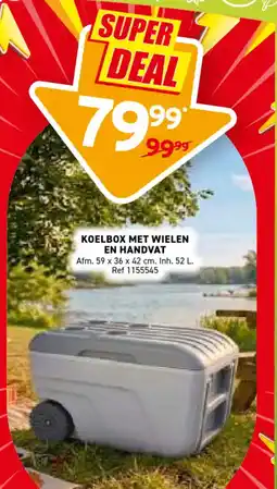 Trafic Koelbox met wielen en handvat aanbieding
