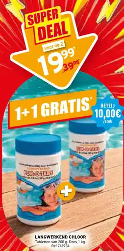 Trafic Langwerkend chloor aanbieding
