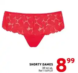 Trafic Shorty dames aanbieding
