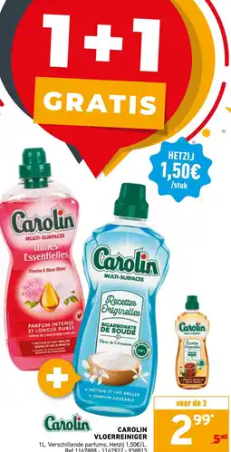 Trafic Carolin vloerreiniger aanbieding