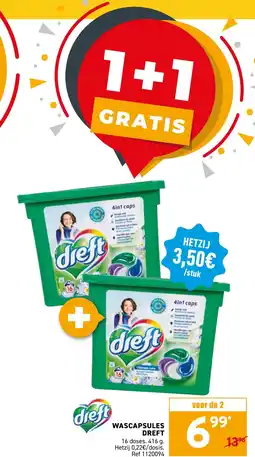 Trafic Wascapsules dreft aanbieding