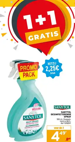 Trafic Sanytol desinfectant spray aanbieding