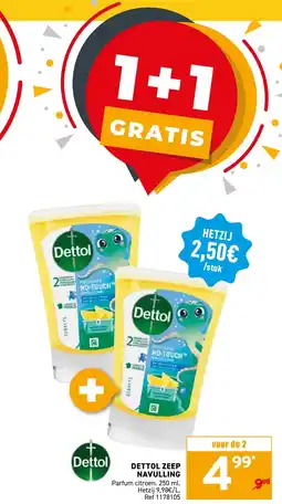 Trafic Dettol zeep navulling aanbieding