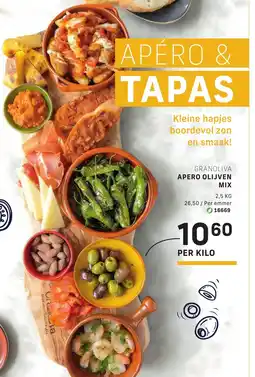 Bidfood Apero olijven mix aanbieding