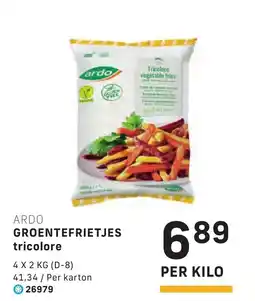 Bidfood Groentefrietjes tricolore aanbieding