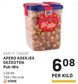 Bidfood Apero koekjes gezouten pub mix aanbieding
