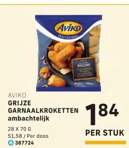 Bidfood Grijze garnaalkroketten ambachtelijk aanbieding