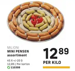 Bidfood Milioni mini pensen assortiment aanbieding