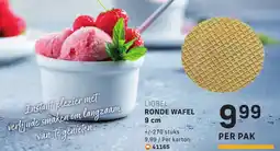 Bidfood Ronde wafel aanbieding