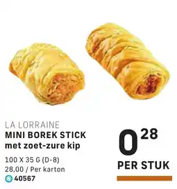 Bidfood Mini borek stick met zoet zure kip aanbieding