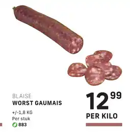Bidfood Worst gaumais aanbieding