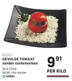 Bidfood Gevulde tomaat zonder varkensvlees aanbieding
