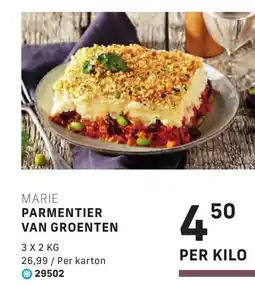 Bidfood Parmentier van groenten aanbieding