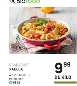 Bidfood paella aanbieding