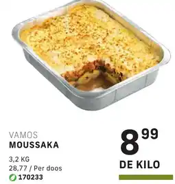 Bidfood moussaka aanbieding