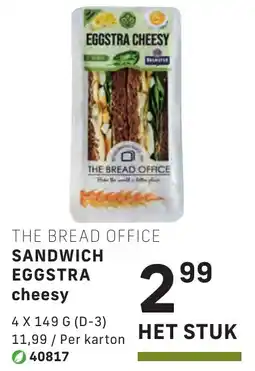 Bidfood Sandwich eggstra cheesy aanbieding