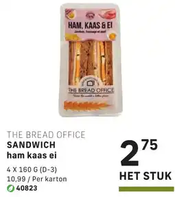 Bidfood Sandwich ham kaas ei aanbieding