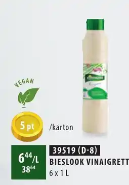 Bidfood bieslook vinaigrette aanbieding