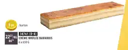 Bidfood crème brûlée bavarois aanbieding
