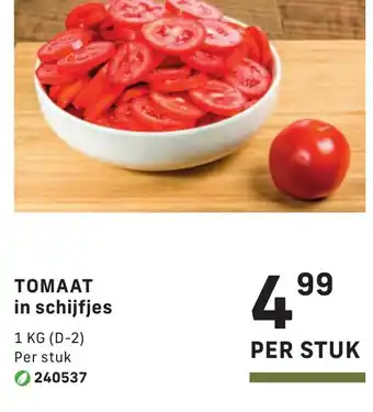 Bidfood Tomaat in schijfjes aanbieding