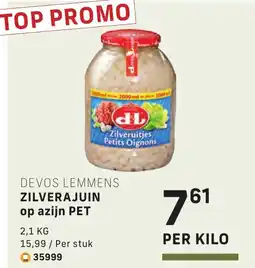 Bidfood Zilvera juin op azajin pet aanbieding