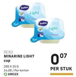 Bidfood Minarine light cup aanbieding