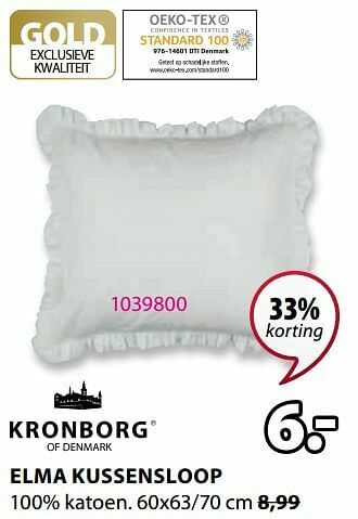 Jysk Elma kussensloop aanbieding