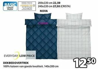 Jysk Dekbedovertrek nova aanbieding