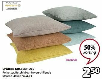 Jysk Sparris kussenhoes aanbieding