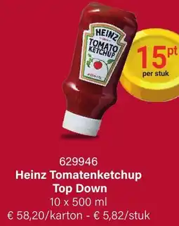 Bidfood Heinz Tomatenketchup Top Down aanbieding