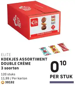 Bidfood Elite koekjes assortiment double crème aanbieding