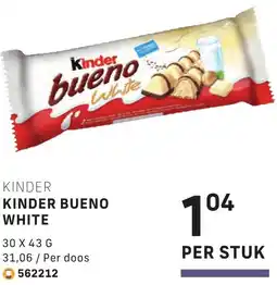 Bidfood Kinder bueno white aanbieding