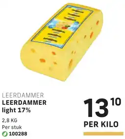 Bidfood Leerdammer light 17% aanbieding